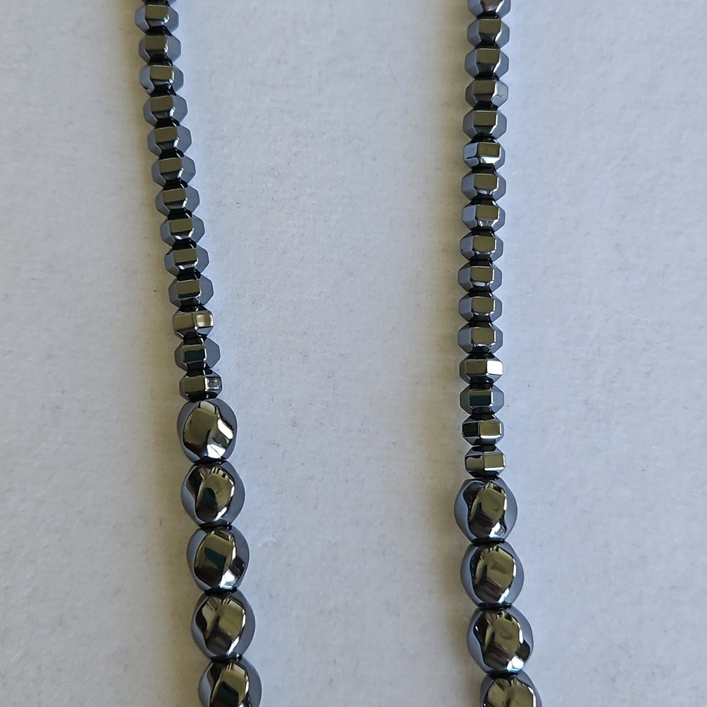 Hematite Beaded Necklace - Picture 4 of 5